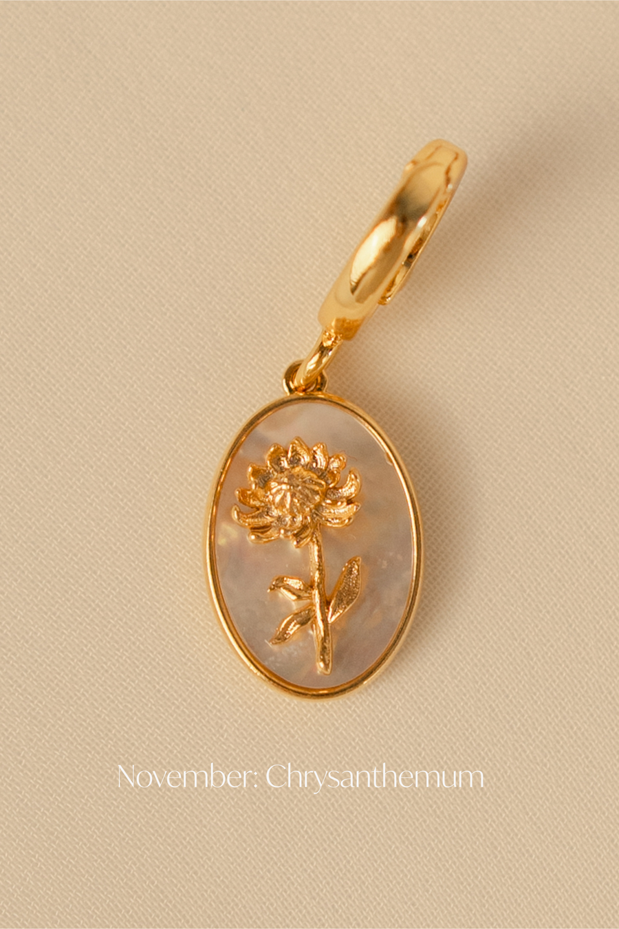 Birth Flower Charm