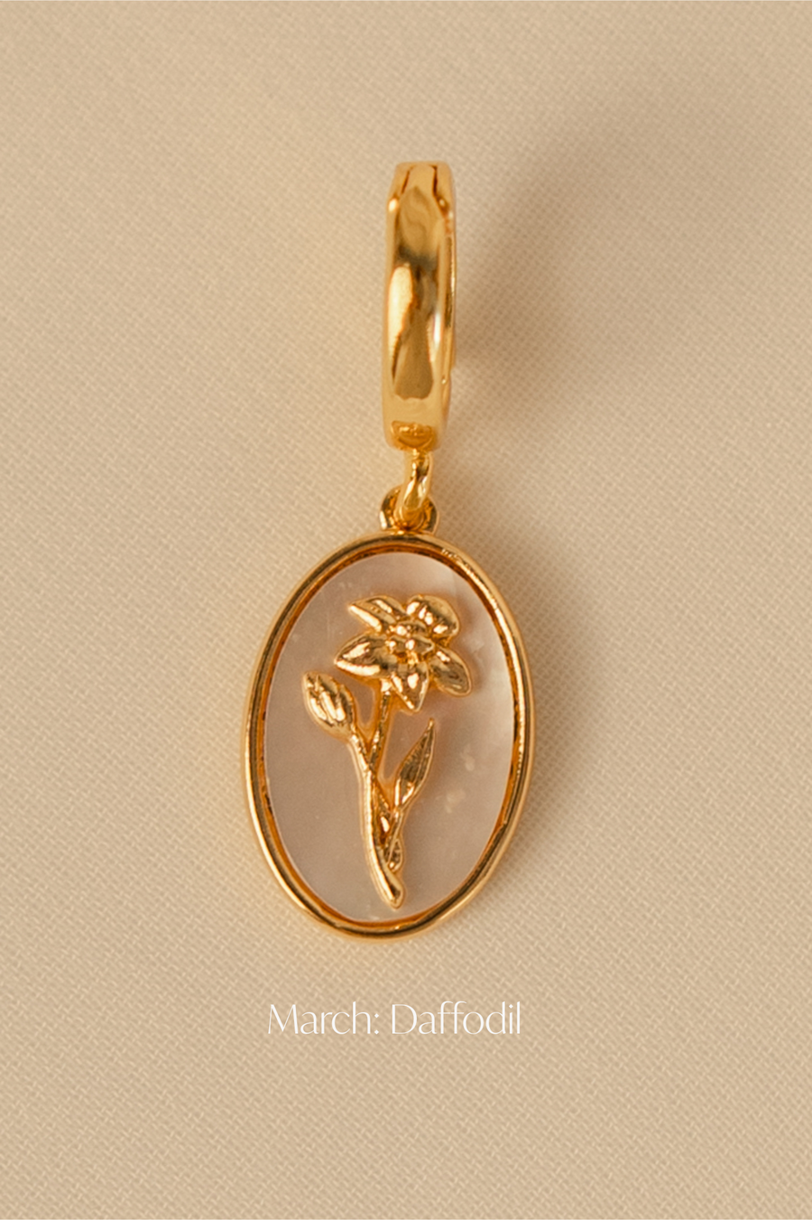 Birth Flower Charm
