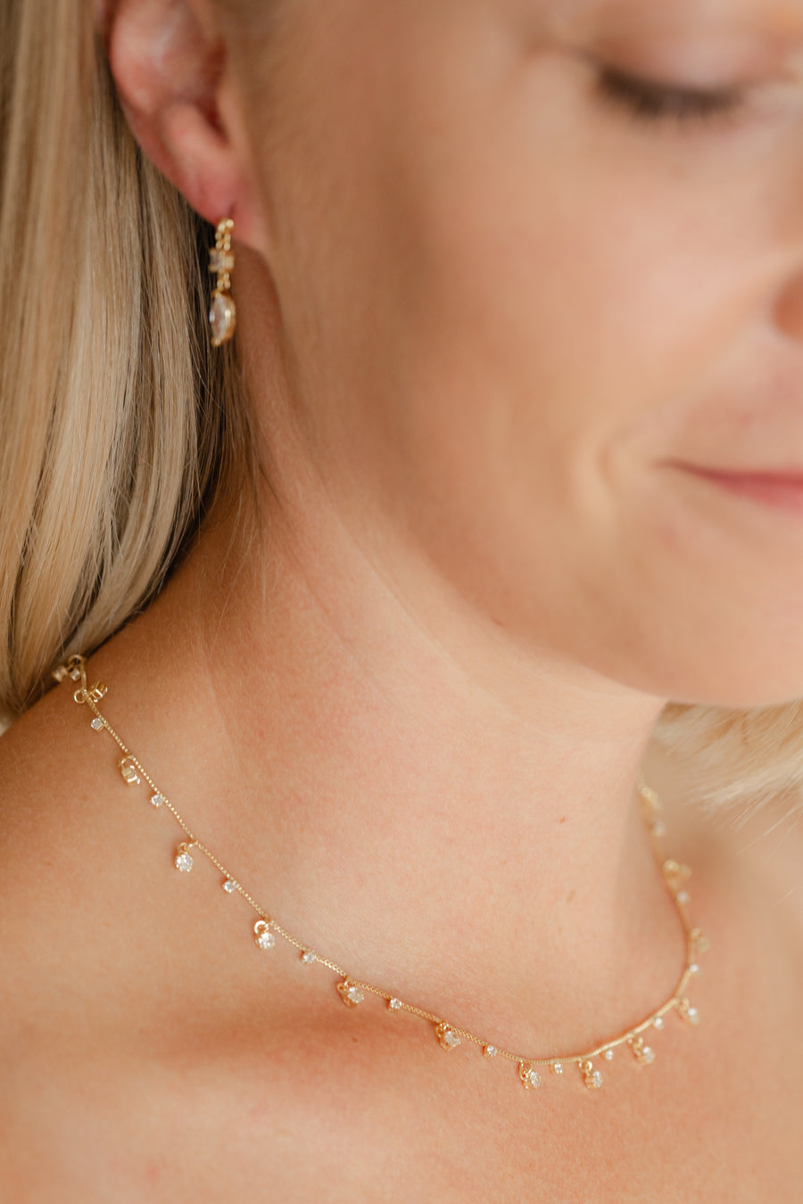 Sparkle Drop Necklace