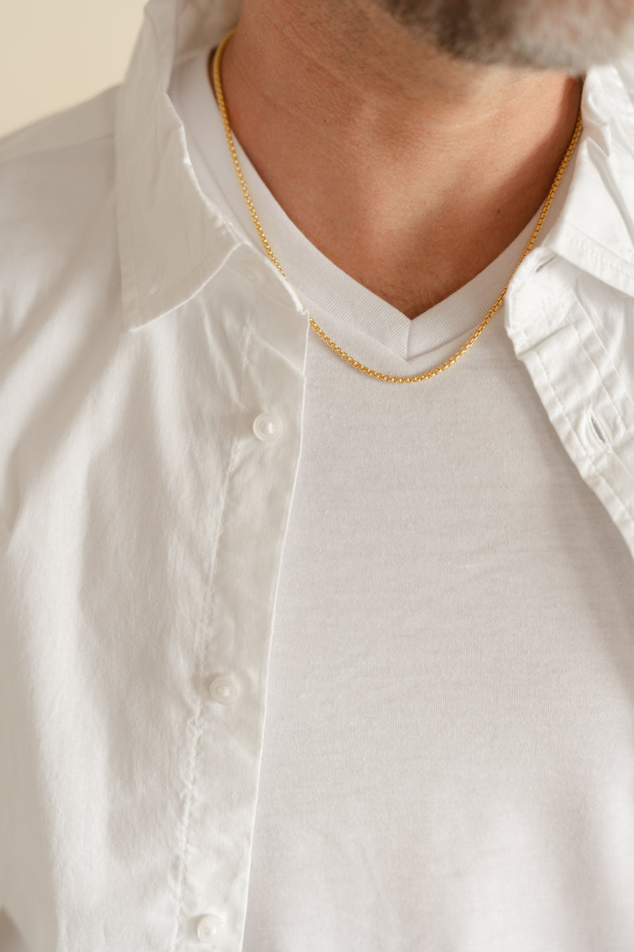 Men's Rounded Box Chain