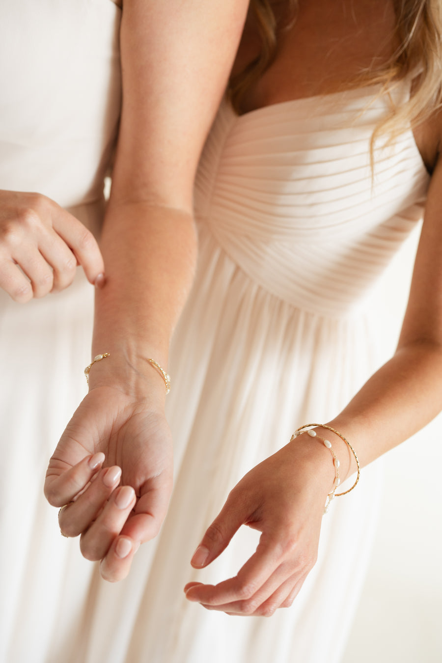 Twisted Pearl Cuff Bracelet