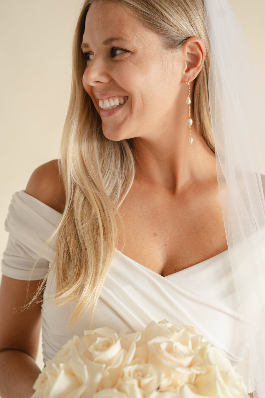 Baroque Pearl Drop Earring