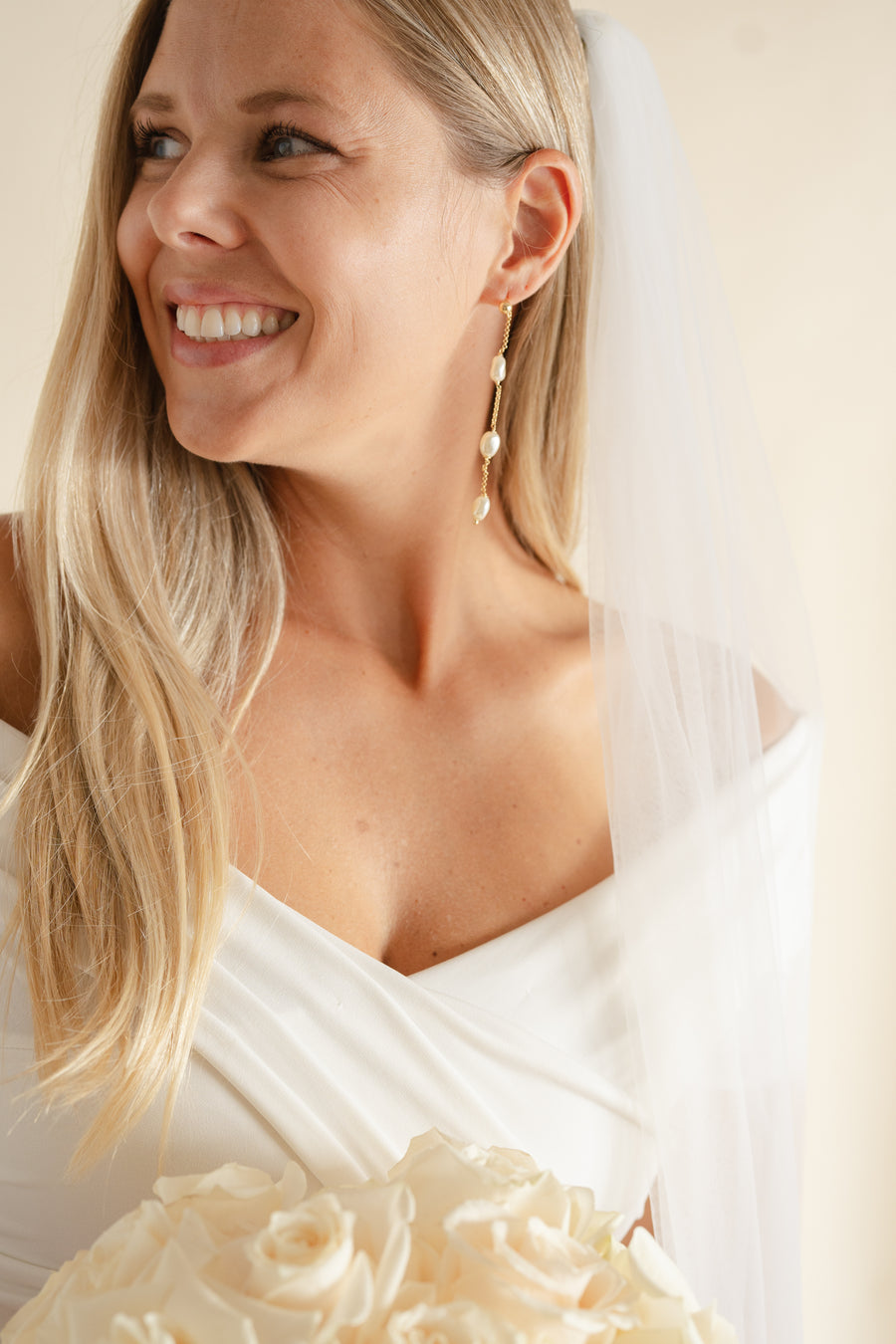 Baroque Pearl Drop Earring