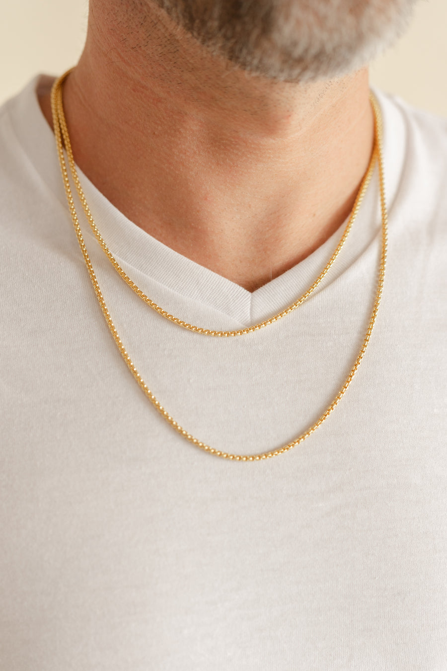 Men's Rounded Box Chain