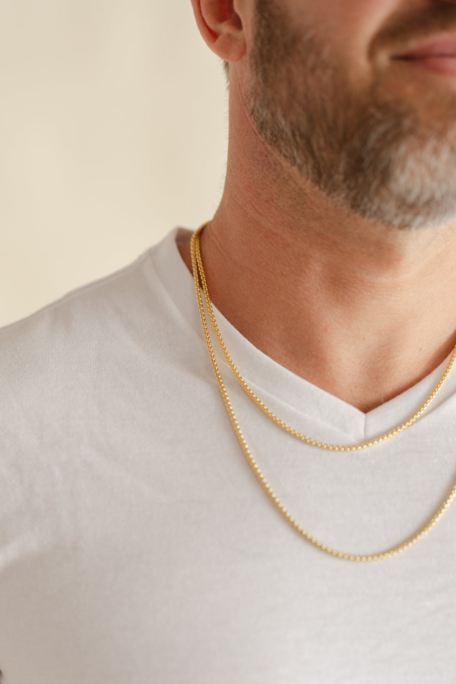 Men's Rounded Box Chain