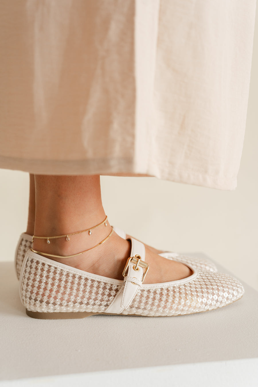 Herringbone Anklet