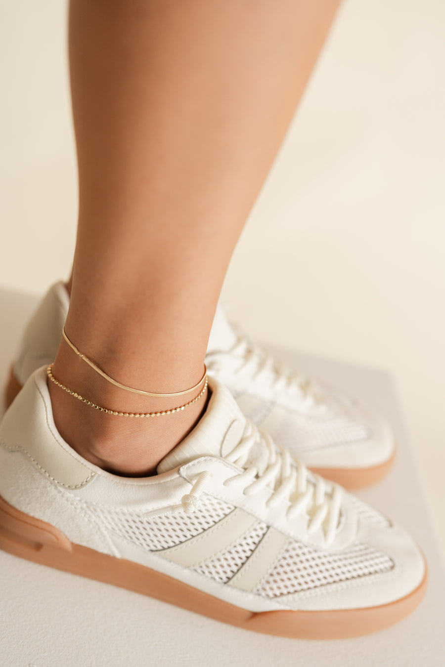Herringbone Anklet