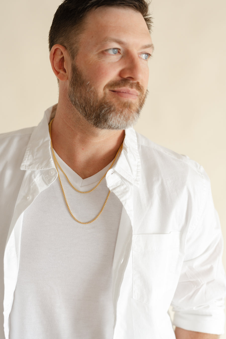 Men's Rounded Box Chain