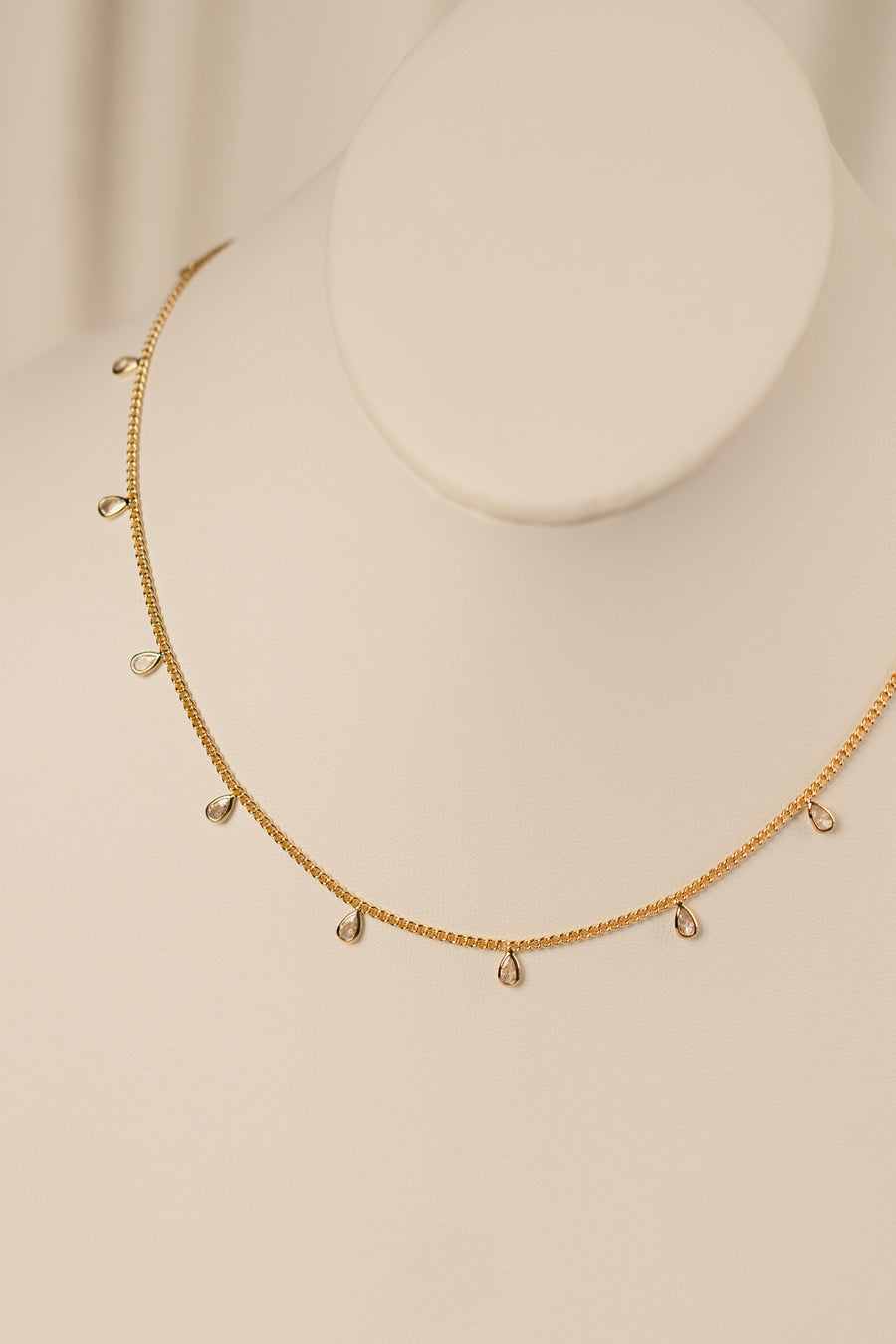 Eden CZ Drop Necklace