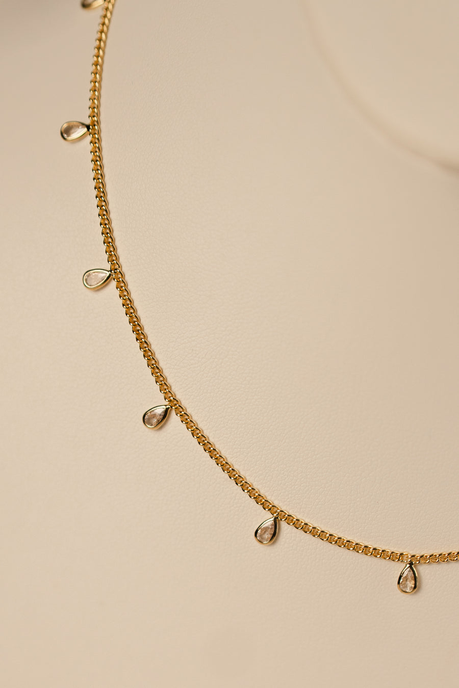 Eden CZ Drop Necklace