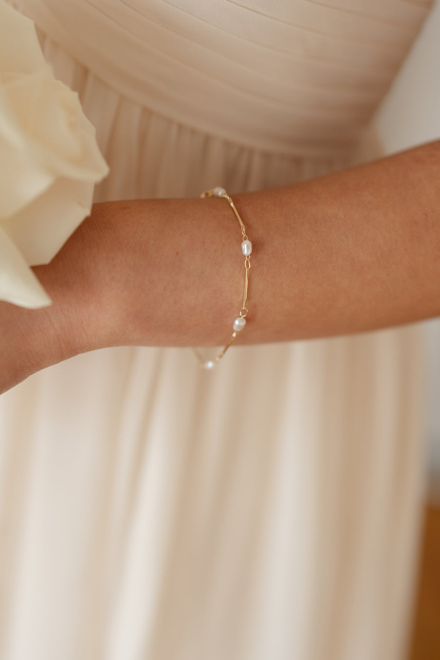 Piper Pearl Bar Bracelet