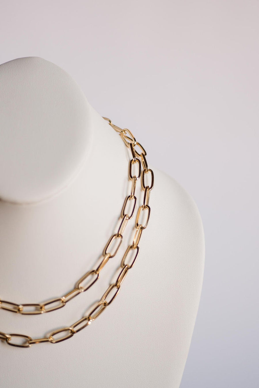 Large Link Chain, 18k Gold Filled Chain, Paperclip Chain, Gold Chain, Gold Jewelry, Necklace, Choker, Layering Jewelry, Christmas Gift, XXL